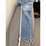 Loft The Skinny Jeans Women’s Size 29/8 Medium Wash Distressed Raw Hem Denim Photo 7
