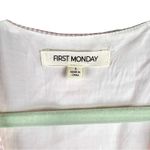 First Monday Pink Gingham Ruffle Wrap Dress Small Coquette Photo 3