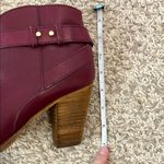 Boden Wine / Burgundy Ankle Boots with Chunky Stacked Heel Photo 7