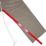 Abercrombie & Fitch NWT  Linen Pleated Pull‎ On Wide Leg Trouser Pants L Long Tan Photo 8