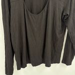 Eloquii  black long sleeve turtleneck top open cutout back black size 22/24 NWT Photo 6