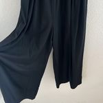 Susana Monaco Black Wide Leg Cropped Tie Strap Jumpsuit Playsuit Small Photo 2