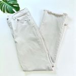 Loft High Rise Straight Leg Jeans in Off White - 29 | 8 Photo 4