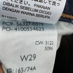 Levi's  501 shorts women's 29 high rise button fly blue denim medium wash Photo 6