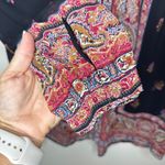 Joie  100% Silk Haya‎ Tunic Top Paisley V-Neck Long Sleeves Medium MSRP $288 Photo 7