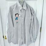 Vintage RARE “TOO CUTE” Betty Boop Striped Shirt Photo 0
