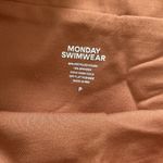 Monday Swimwear Sorrento Bottom High Waist Dark Jaguar Size XS Brown Photo 6