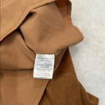 Sage  The Label Brown Asymmetrical Pleated Blouse sleeveless Photo 4