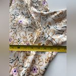 Neiman Marcus  Silk long maxi wrap robe vintage gold tassels floral Belted M Photo 4