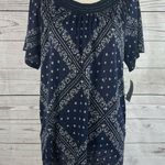 Style & Co  XX-Large Top Crochet Accent Cap Sleeve Scoop Neck Lightweight Floral Photo 0