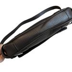 Loft ANNE TAYLOR Brown Leather Baguette Handbag Photo 7