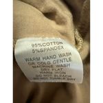 Tiger Mist  Tan Beige One Shoulder Long Sleeve Stretch Blouse Crop Top Size M Photo 3