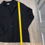 J. Crew Mercantile Women's Black Cotton Two Button Knit Blazer Jacket 3X Size undefined Photo 6
