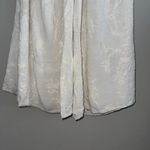 Guess Vintage Smocked Waist Wide Leg Palazzo Pants Ivory Embroidered Boho Sz S Photo 4