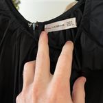 Faithfull the Brand  Alessandria Cotton Midi-dress In Plain Black Photo 4