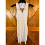 Emory park  Sleeveless Collar Tie Back Mini Dress  White Size Medium nwt (4172) Photo 1