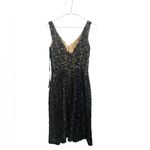 Sue Wong  Black Cocktail Dress, New with Tags, Size 4 Photo 2