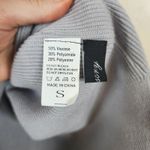 Lillusory Gray Oversized Quarter Zip Sweater Small Rough Hem Coastal Grandma Photo 2