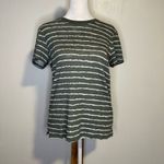 ATM green & cream striped short Photo 2
