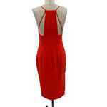 TALULAH Losing My Mind Midi Dress Tangerine Orange Size Medium / US 6 Photo 8