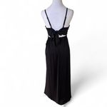 American Vintage VTG.β 2 PC. SKIRT CROP TOP BLACK GOTH EMBROIDERED ROSES SET SMALL. Photo 6