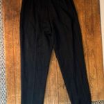 Alberto Makali Vintage 90s gray wool pant suit fur collar pinstripe size 10 Photo 5