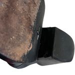 Ash  Chelsea Lula Wedge Ankle Black Leather Funky Bootie, Sz EU37 Photo 14