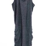 Athleta {} Gray Tee Racerback Ruched Dress Medium Photo 3