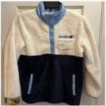 Simply Southern  Cozy Sherpa Two-Tone Fleece Pullover size medium Photo 0