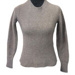 Trumaker Yak Wool Blend Crewneck Sweater M Textured Knit Luxury Minimalist Brown Size M Photo 0