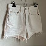 RE/DONE  White Distressed Jean Short Photo 1