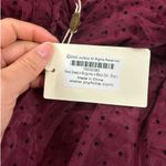 Joyfolie‎ Mia Joy Maroon Polka Dot Dress Red Size L Photo 7