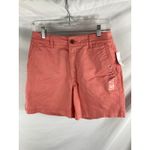 Gap NWT  Girlfriend Khaki Short 5" High Rise Stretch Pink Size 10 Photo 1