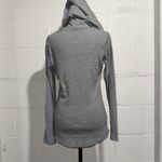 Eddie Bauer Outdoor Grey Stripes Hoodie Sweater Top Size S Photo 3