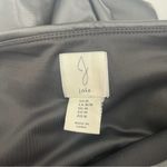 Joie  Black Faux Leather Pants Leggings Cropped Wide Leg Pleather Size Medium Photo 2