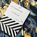 Free People New Sandrine Rose Women’s R1027-IBIZA floral button up shirt size Medium Photo 4