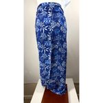 Blue Floral Sarong Wrap Beach Cover Photo 1