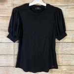 T Tahari blouse puffer sleeves relaxed casual fit Size XSmall Photo 1