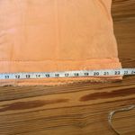 Tommy Bahama Two Palms Jacket Sz XL Tangerine 100% Linen Raw Edge Fringe Pockets Photo 12