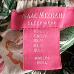 Isaac Mizrahi White Tropical Print Tank Top, Coconut Girl Y2K Boho Resortwear‎ Small Photo 3