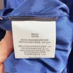 BCBGMAXAZRIA Navy Silk Strapless Cocktail Midi Dress Sz 4 Photo 5