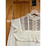 Gunne Sax Vintage 70’s Boho  Prairie Victorian Style Layered Ruffle Maxi Dress Photo 2