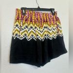 Anthropologie boho linen blend pull on shorts size Small Photo 4