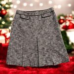 Loft Ann Taylor  Tweed Pleated Skirt 10P Photo 0