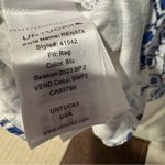 Untuckit Stretch Cotton Renata Shirt Blue & White Mini Dress | M Size 10 Photo 6