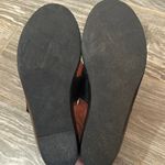 Jack Rogers womens size 5 black leather toe sandals flip flops Photo 2