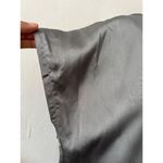 Uma Raquel Davidowicz satin silver pleated pullover crewneck tunic dress L Gray Size L Photo 7