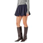 English Factory Bubble Hem Miniskirt Navy Size S NWT Photo 4