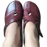Earth mule by Kalso size 9 mule color fawn cherry wood distressed comfortable Red Photo 1