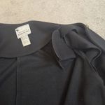 Vintage Button Front Dress Womens Double Breasted Black Classic Shoulder Pads Size 12 Photo 10
